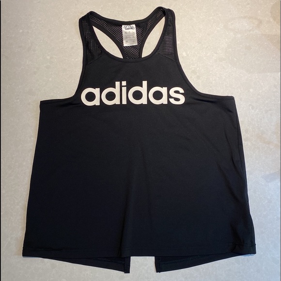 ADIDAS DESIGN 2 MOVE LOGO TANK TOP black size L ⭐️⭐️⭐️⭐️ - Picture 1 of 15